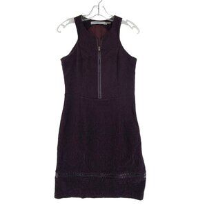 Marc NY Women's Sleeveless  Shift  Knee Length Dress Purple Size 6